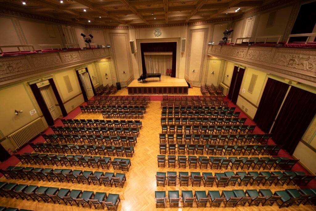 Main concert hall of the Parnassos Literary Society